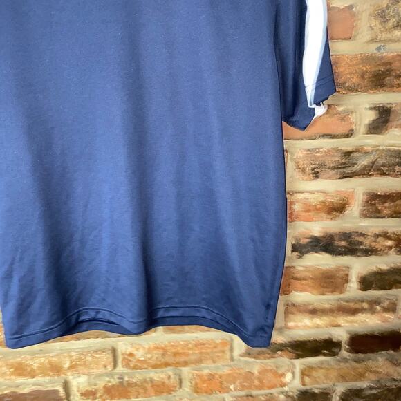 Under Armour Navy Blue White Short Sleeve T-Shirt Men's Size Small - Picture 3 of 5